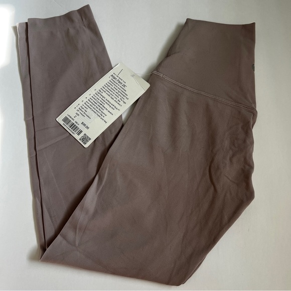 NWT Lululemon Align Leggings, Violet Verbana, Sz 2 - Picture 3 of 3